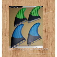 Blue FCS System surfboard fins quilhas de prancha de /Paddle Board Fins/surf fin with honeycomb three pieces per set